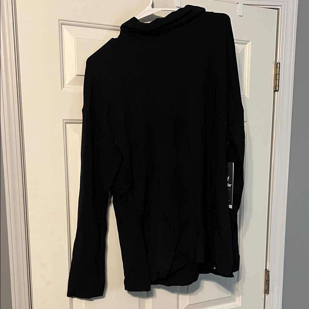 Glyder Black Turtleneck Top